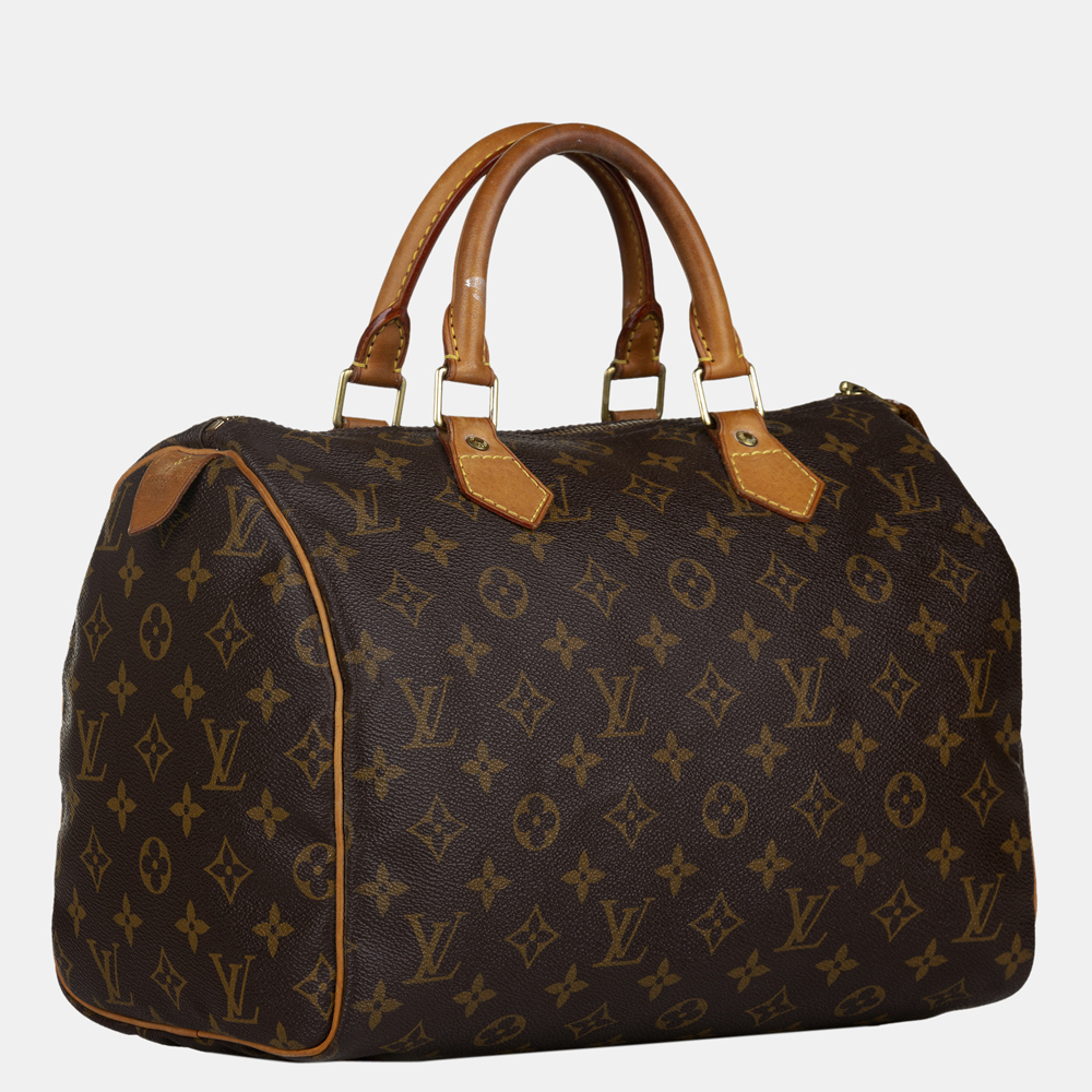 

Louis Vuitton Brown Monogram Speedy 30