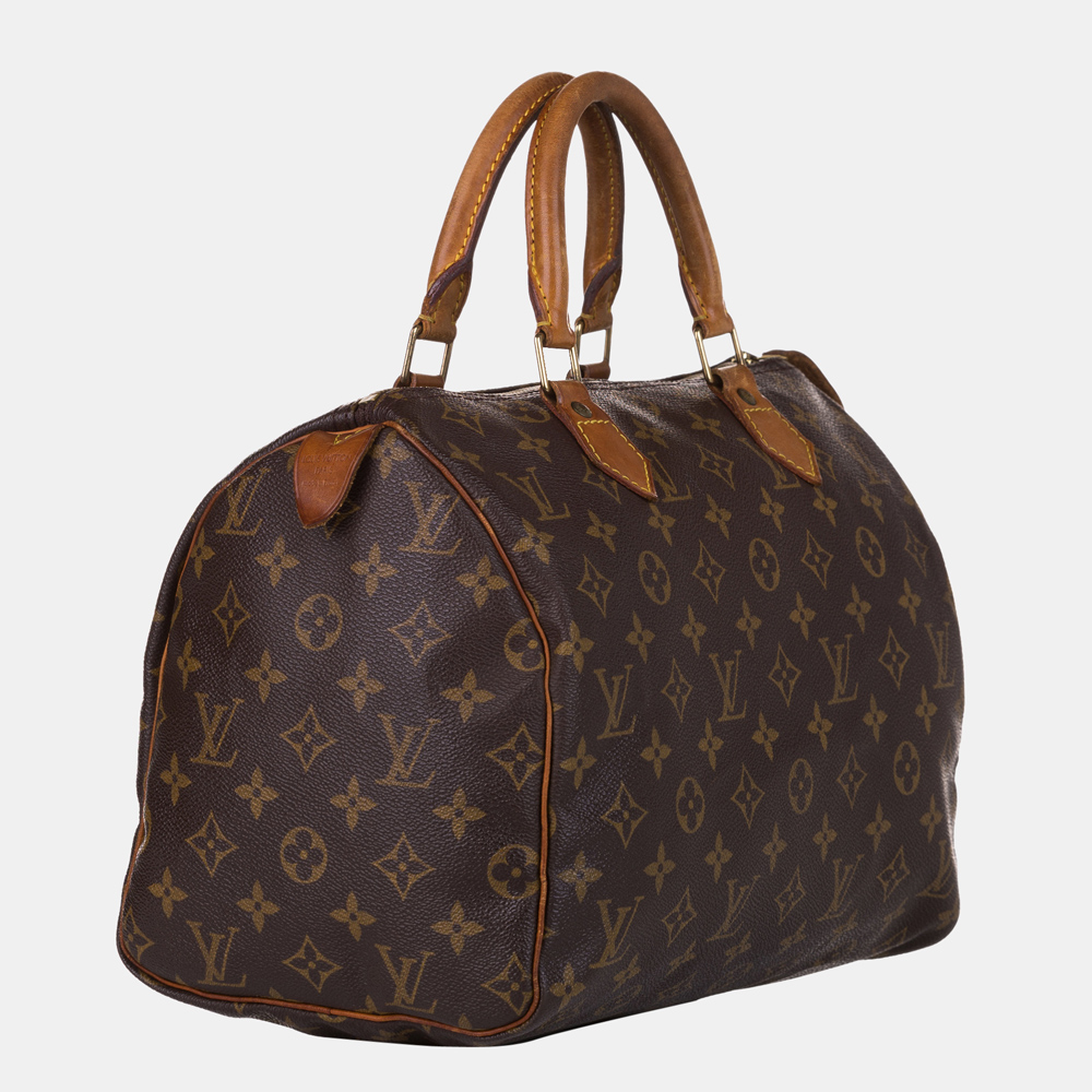 

Louis Vuitton Brown Monogram Speedy 30