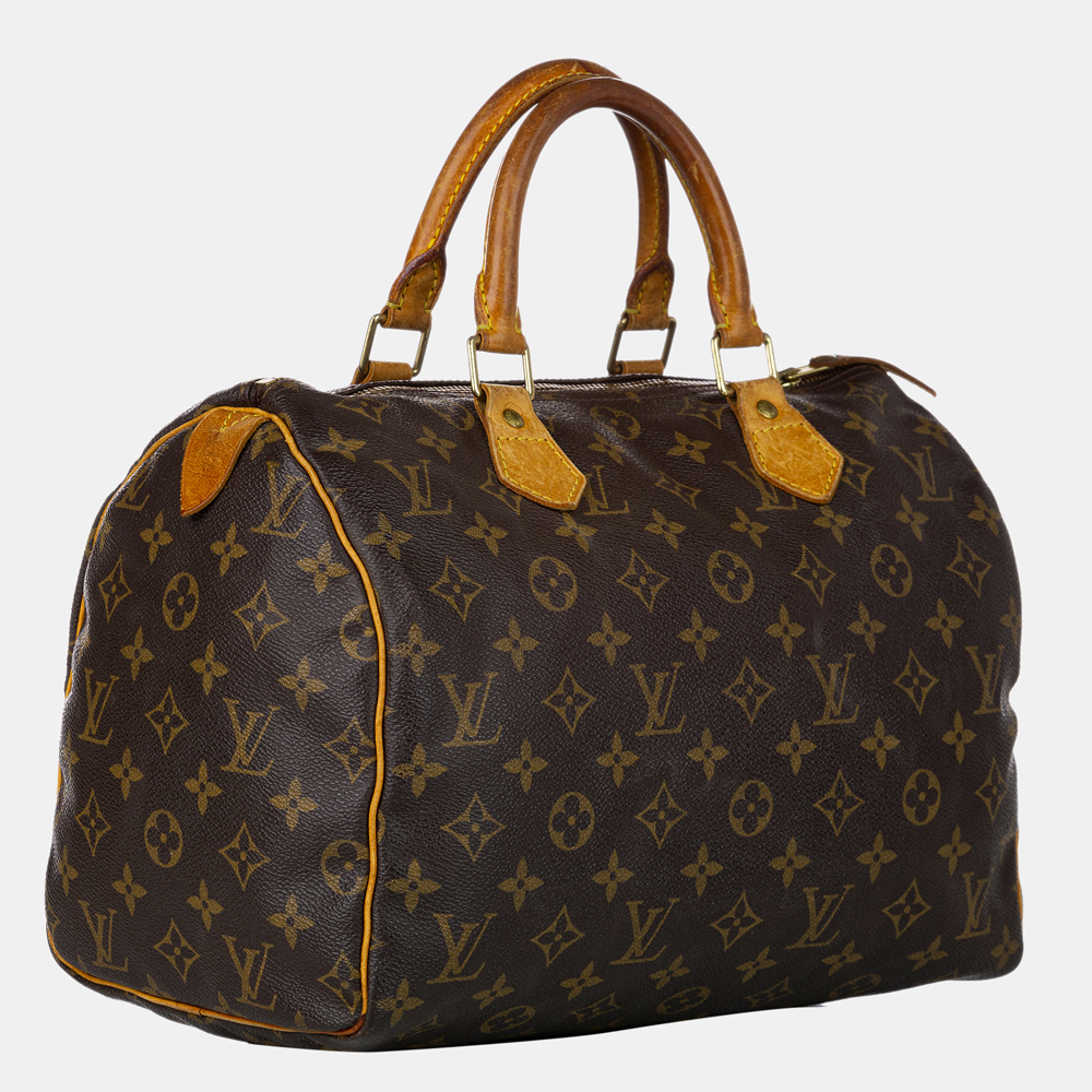 

Louis Vuitton Brown Monogram Speedy 30