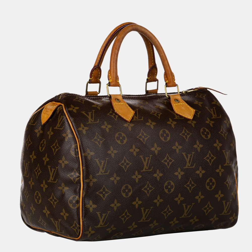 

Louis Vuitton Brown Monogram Speedy 30