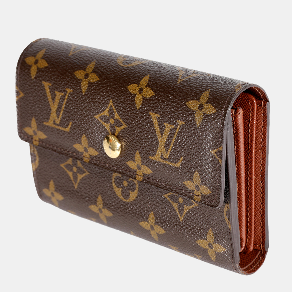 

Louis Vuitton Monogram Canvas Alexandra Wallet, Brown