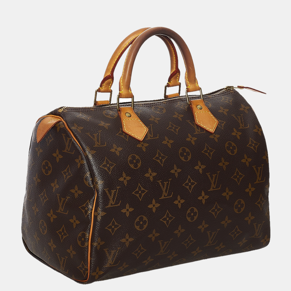 

Louis Vuitton Brown Monogram Speedy 30