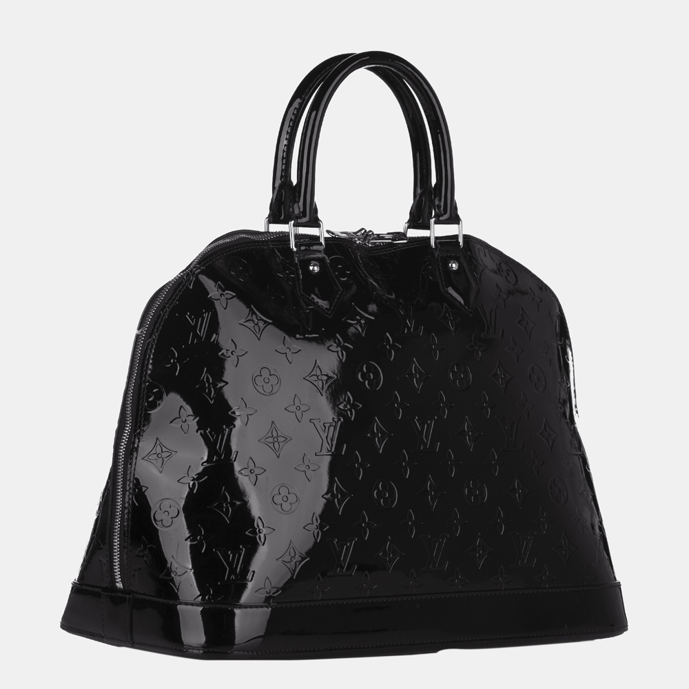 

Louis Vuitton Black Vernis Alma GM