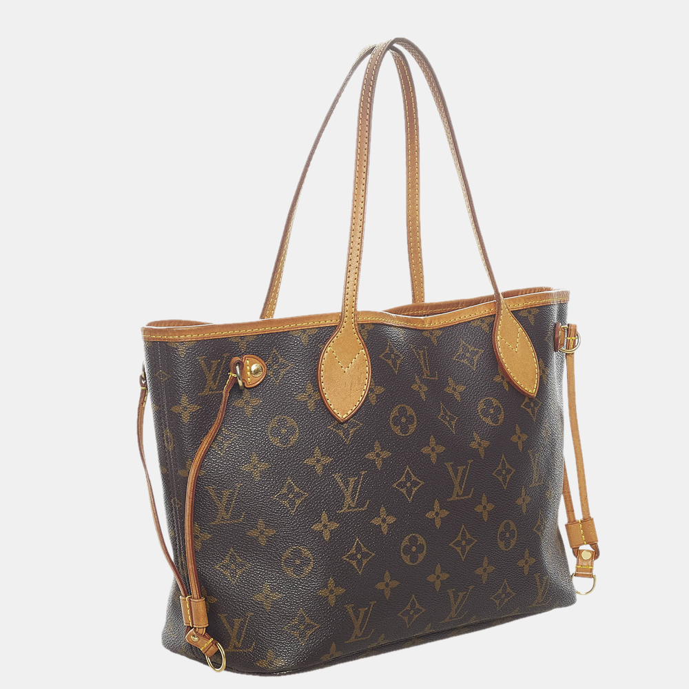 

Louis Vuitton Brown Monogram Neverfull PM