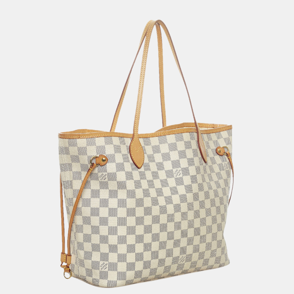 

Louis Vuitton Blue/White Damier Azur Neverfull MM