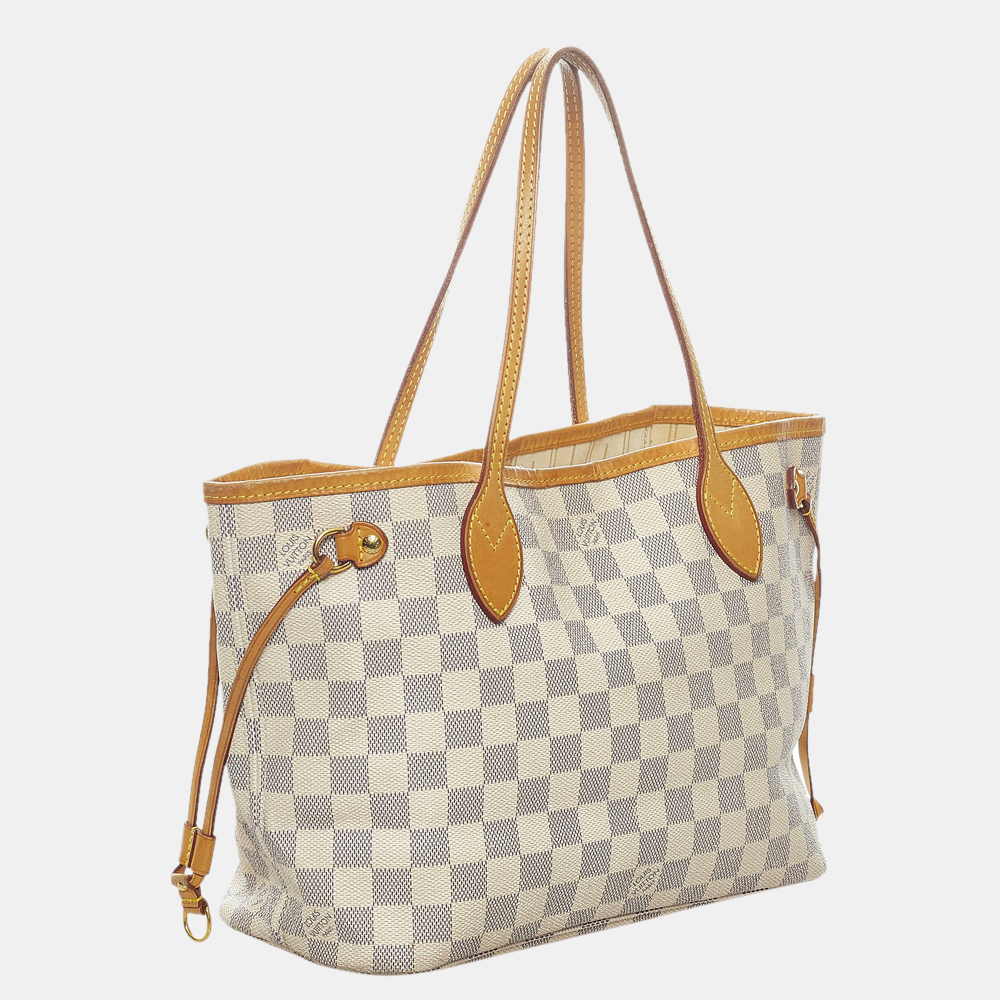 

Louis Vuitton Blue/White Damier Azur Neverfull PM
