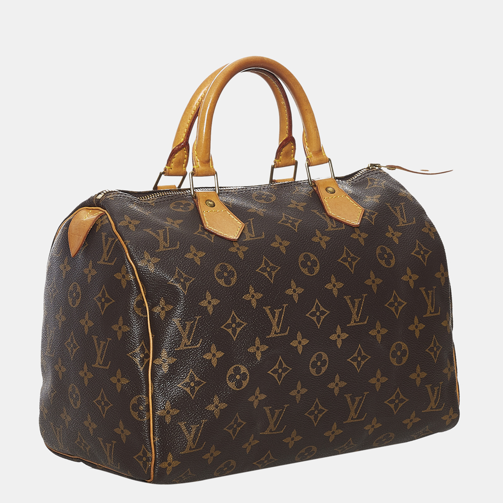 

Louis Vuitton Brown Monogram Speedy 30