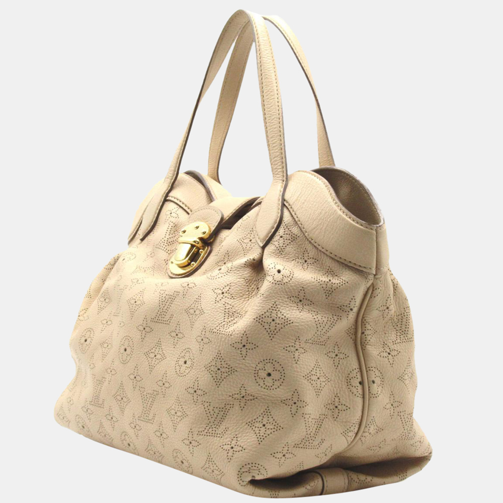 

Louis Vuitton Beige Monogram Mahina Cirrus PM Bag