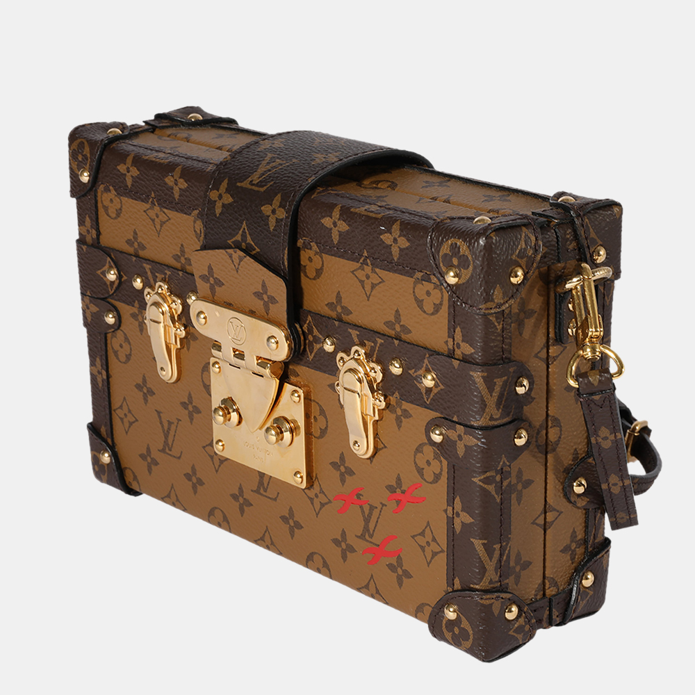 

Louis Vuitton Monogram Reverse Canvas Petite Malle bag, Brown