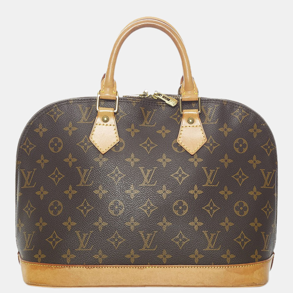 

Louis Vuitton Brown Monogram Canvas Alma PM Bag