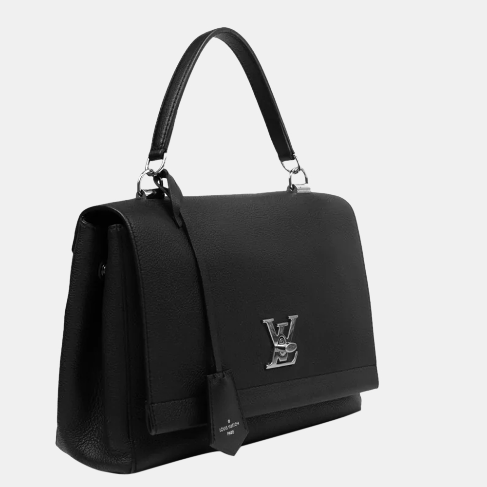 

Louis Vuitton Black Leather Lock me II Shoulder Bag