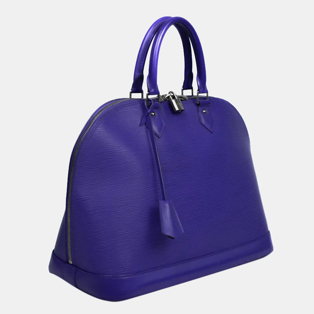 

Louis Vuitton Purple Epi Leather Alma PM Bag