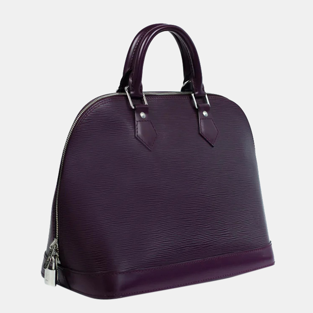 

Louis Vuitton Purple Epi Leather Alma PM Bag