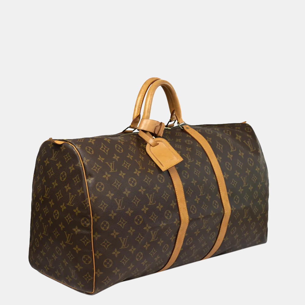 

Louis Vuitton Keepall 60 Handbag in Brown Monogram Canvas