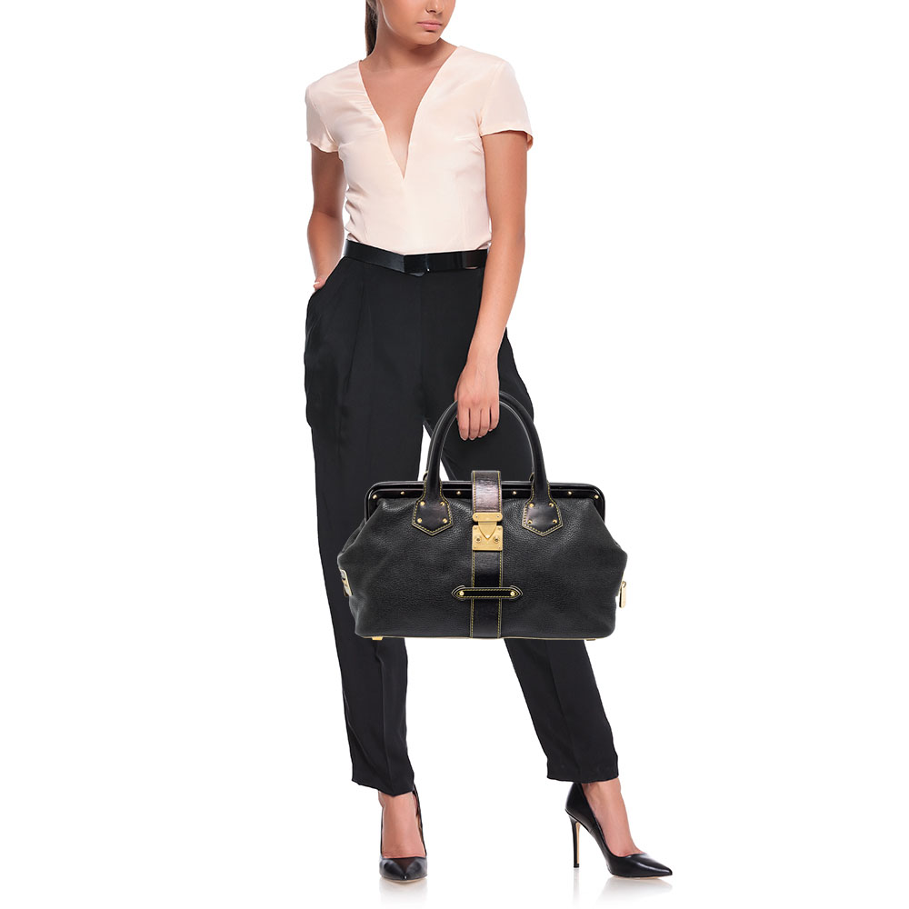 

Louis Vuitton Black Suhali Leather L'Ingenieux PM Bag