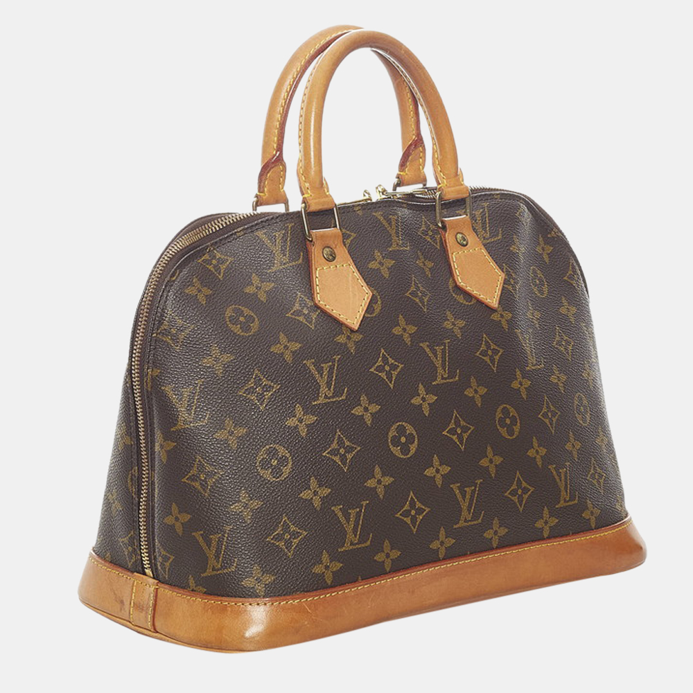 

Louis Vuitton Brown Monogram Canvas Alma PM Bag