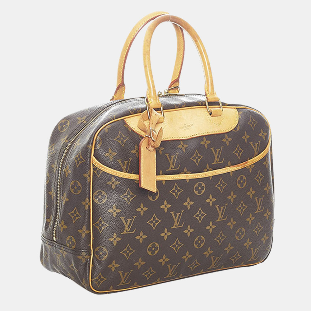 

Louis Vuitton Monogram Leather Deauville Bag, Brown
