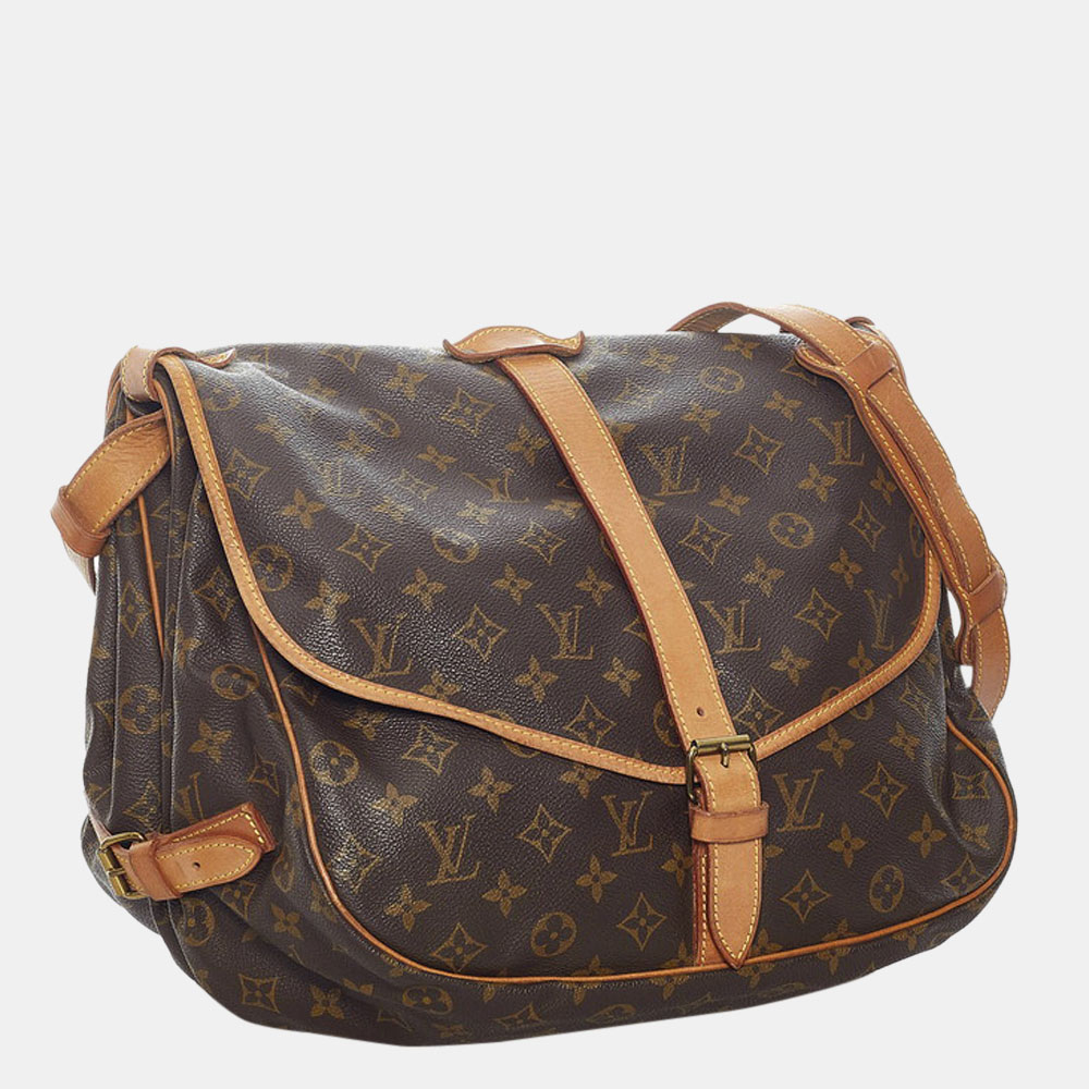 

Louis Vuitton Brown Monogram Saumur 35 Bag