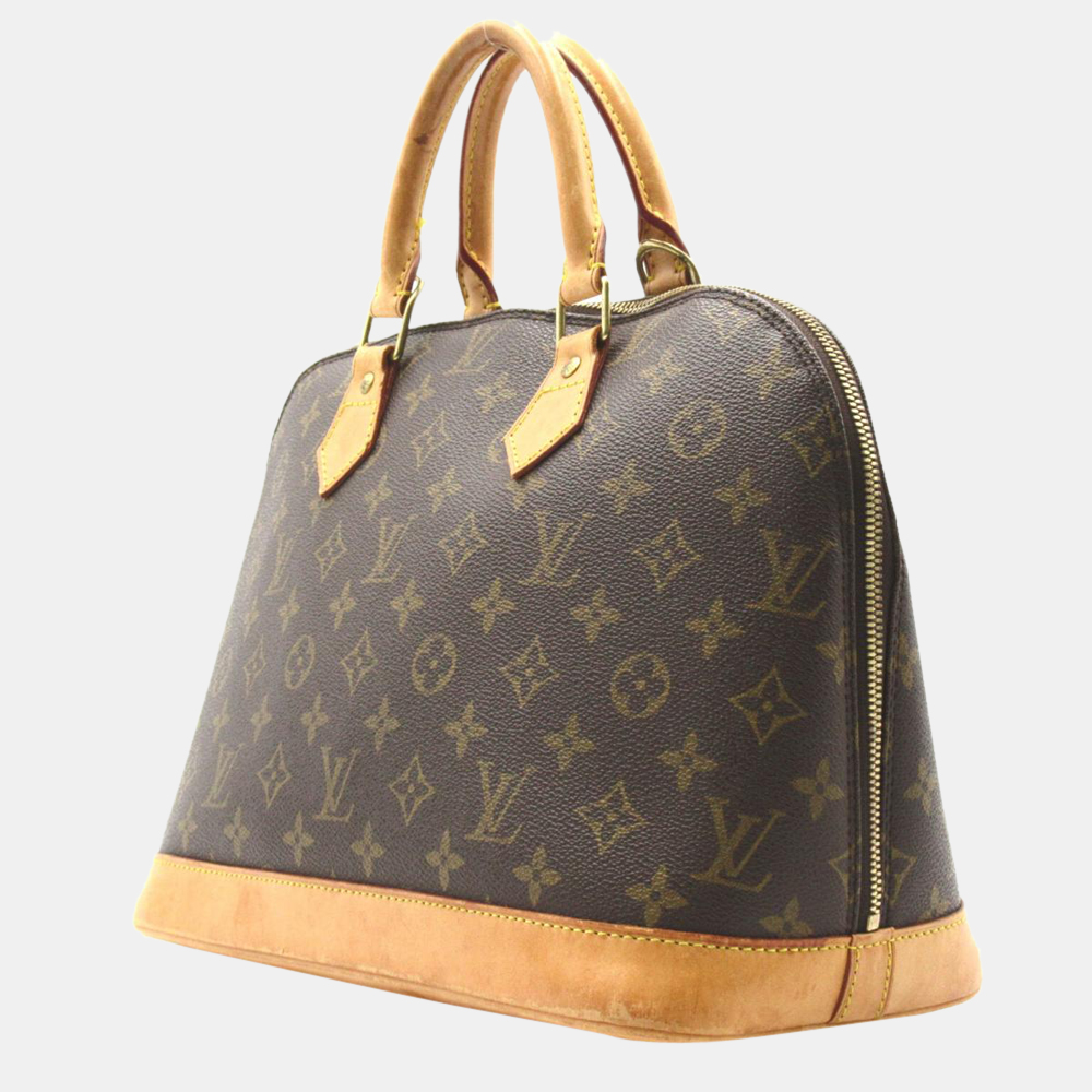 

Louis Vuitton Brown Monogram Canvas Alma PM Bag