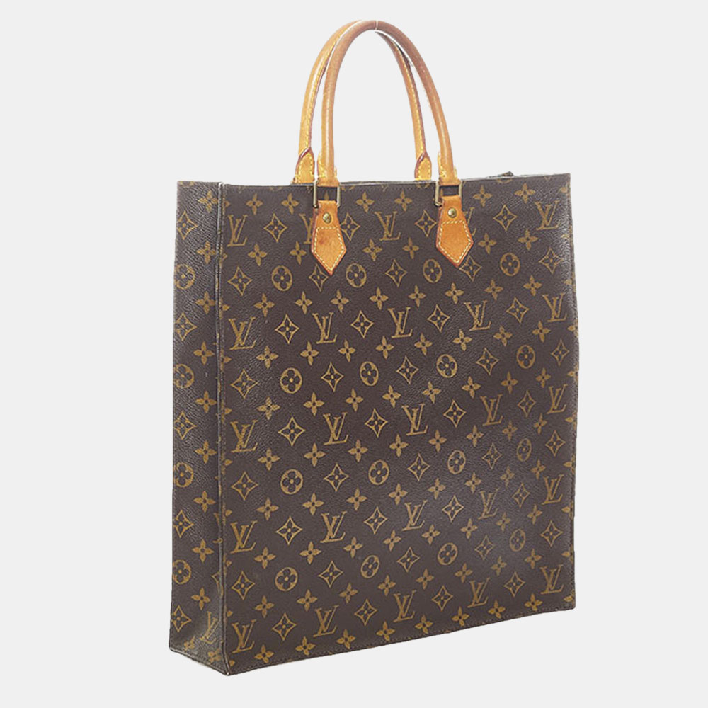 

Louis Vuitton Brown Monogram Canvas Sac Plat Bag