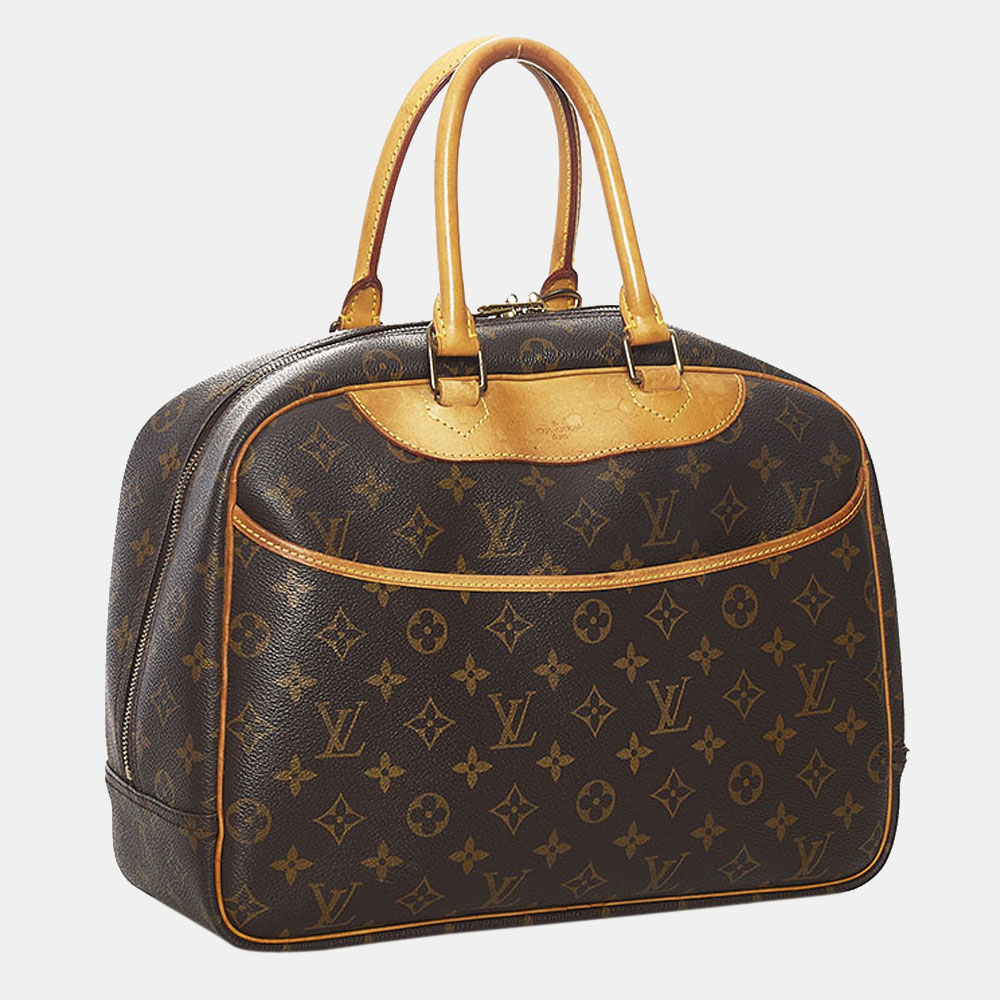 

Louis Vuitton Brown Monogram Canvas Deauville Bag