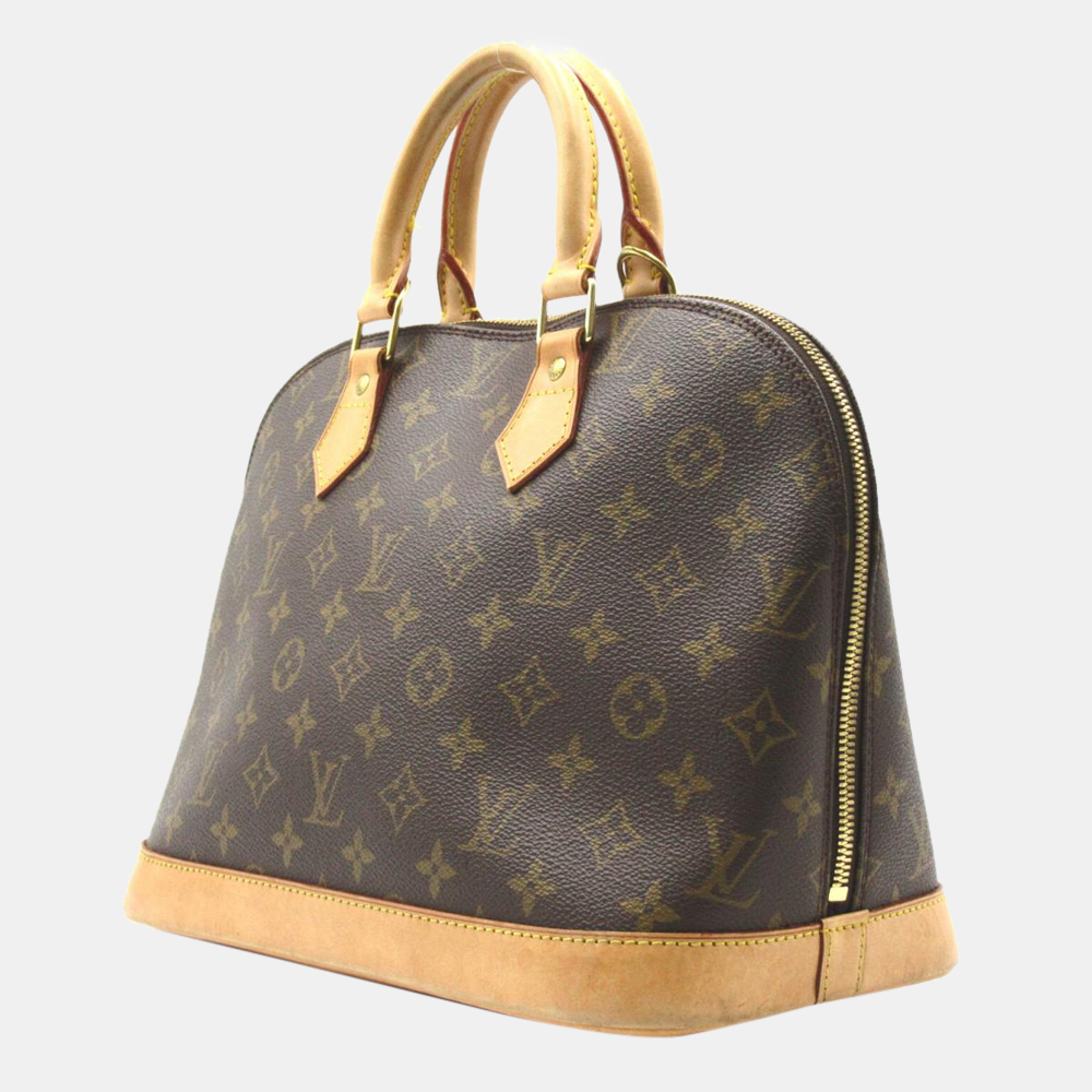 

Louis Vuitton Brown Monogram Canvas Alma PM Bag