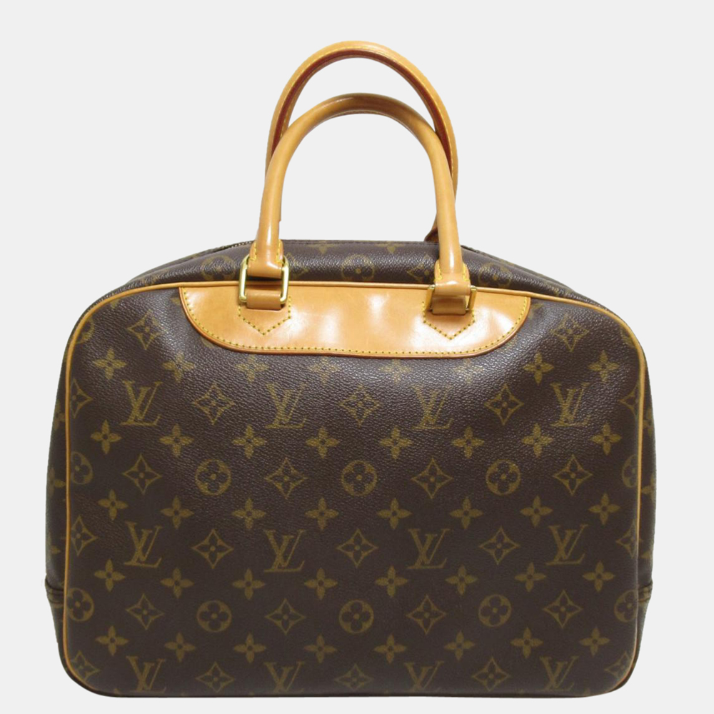 

Louis Vuitton Brown Monogram Canvas Deauville Bag