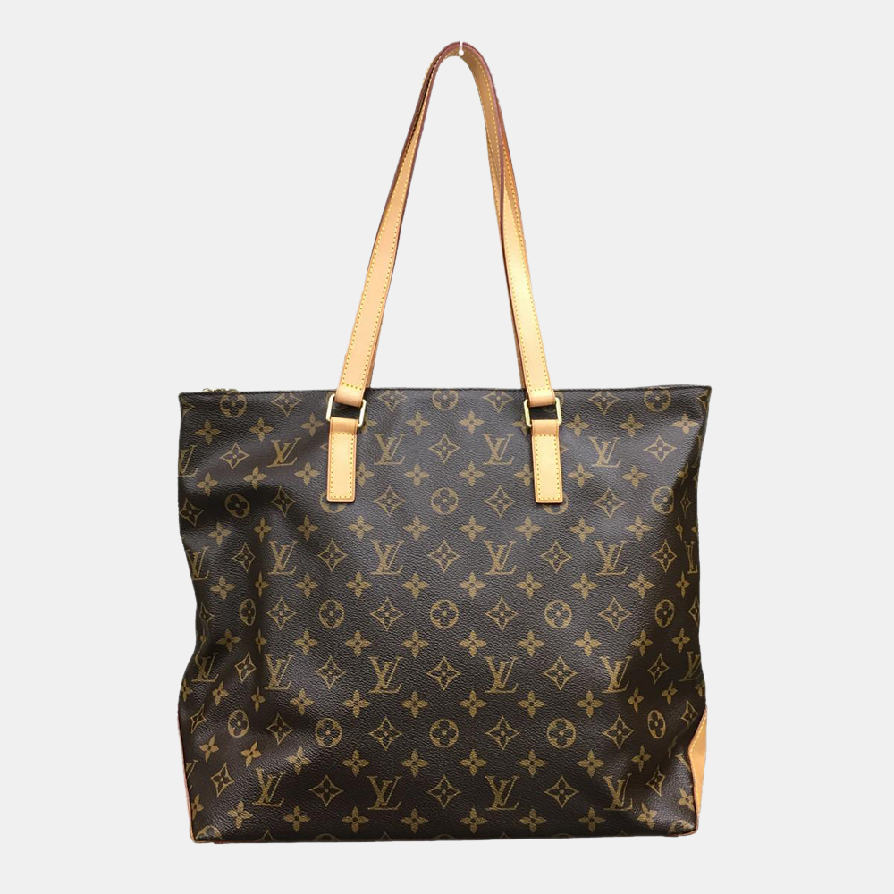 

Louis Vuitton Brown Monogram Canvas Cabas Mezzo Tote Bag