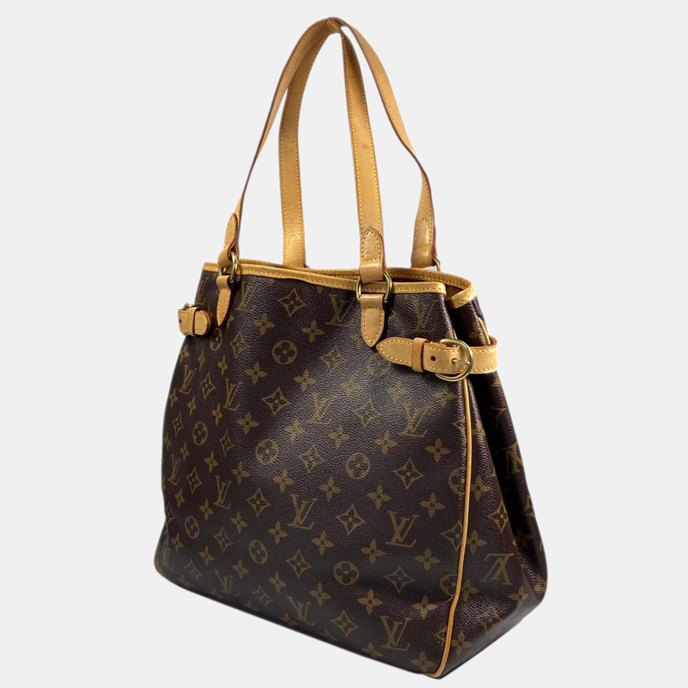 

Louis Vuitton Brown Monogram Canvas Batignolles Tote Bag