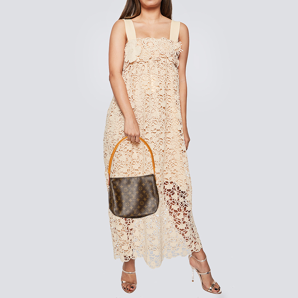 

Louis Vuitton Monogram Canvas Looping Bag, Brown
