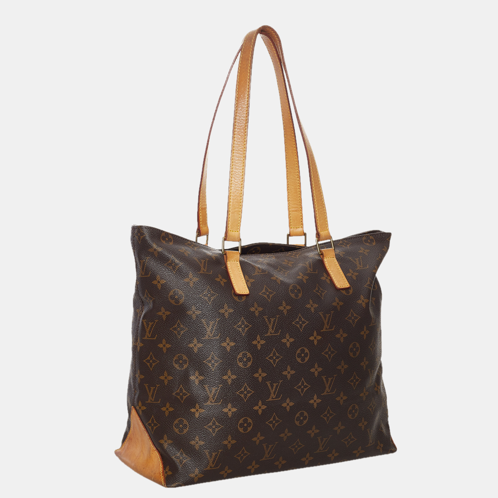 

Louis Vuitton Brown Monogram Cabas Mezzo