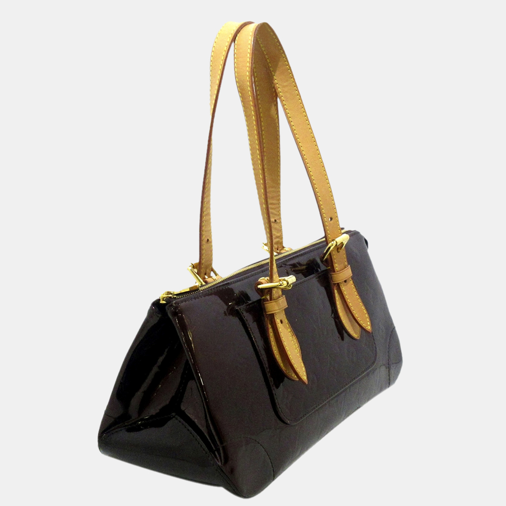 

Louis Vuitton Brown/Purple Vernis Rosewood