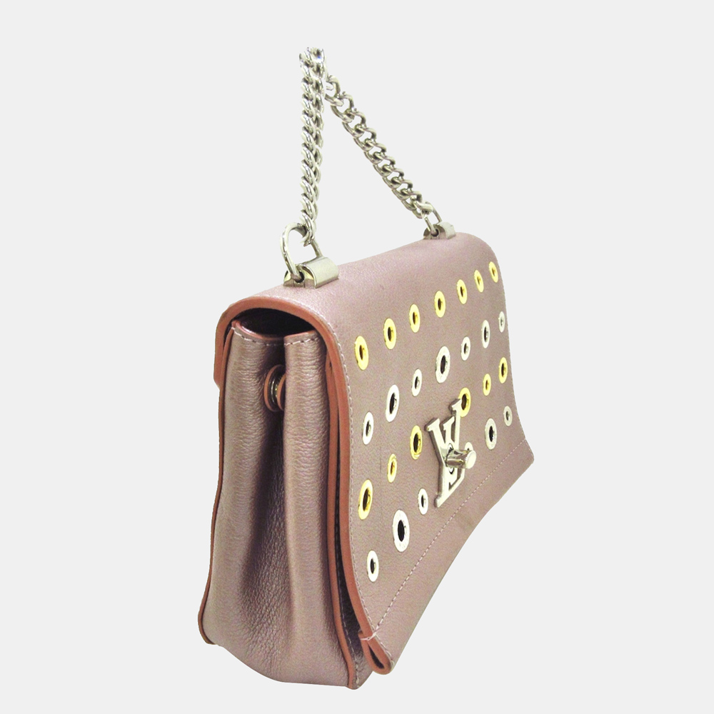 

Louis Vuitton Pink Eyelet LockMe II BB