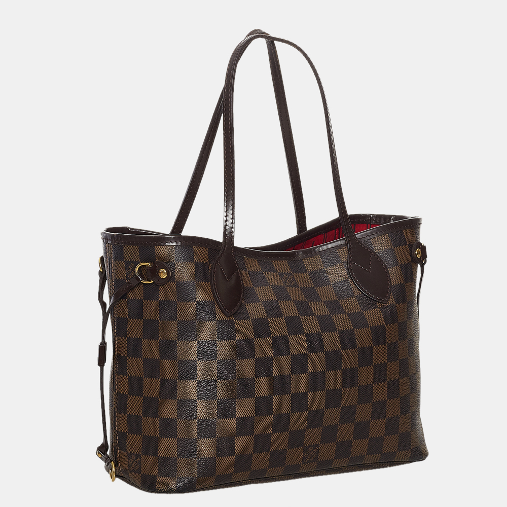 

Louis Vuitton Brown Damier Ebene Neverfull PM