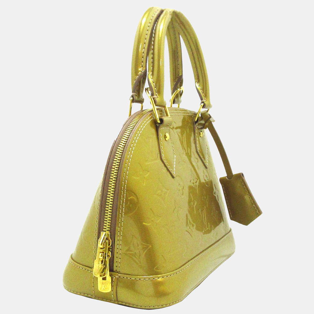 

Louis Vuitton Gold Vernis Alma BB