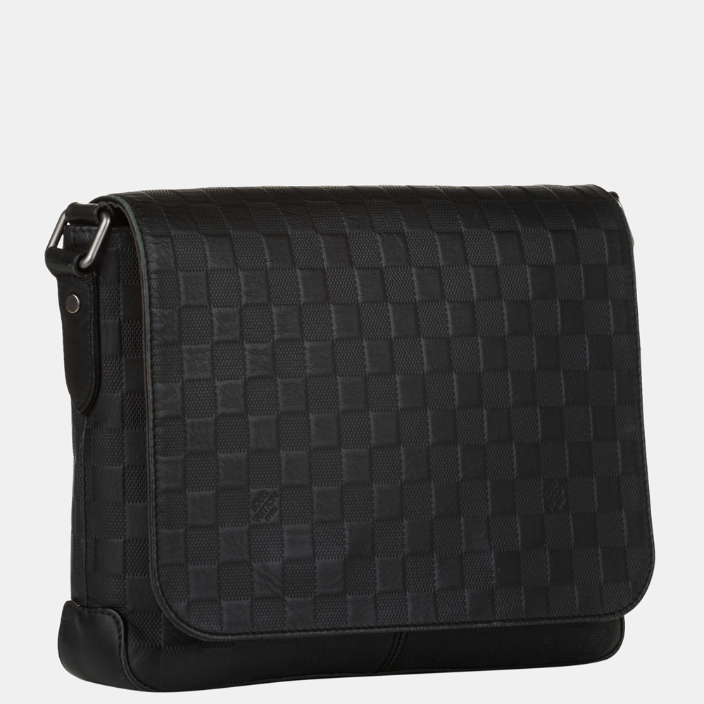 

Louis Vuitton Black Damier Infini District MM