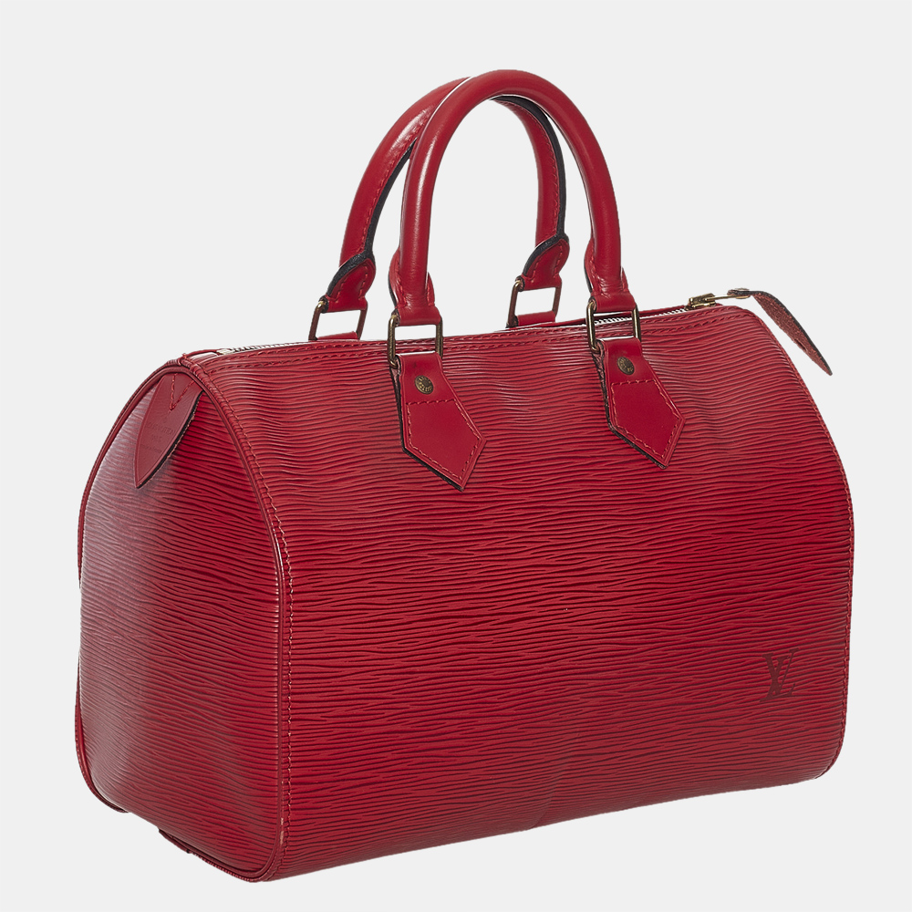 

Louis Vuitton Red Epi Speedy 30
