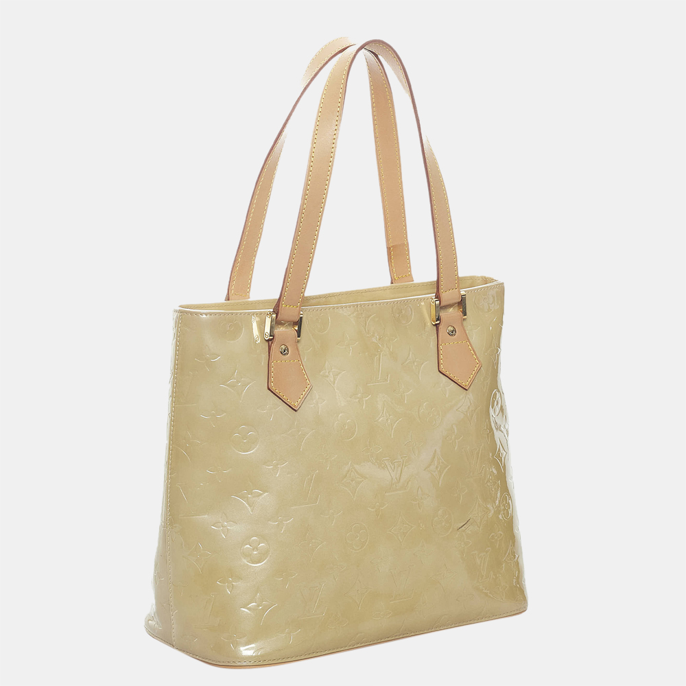 

Louis Vuitton Beige/Brown Vernis Houston