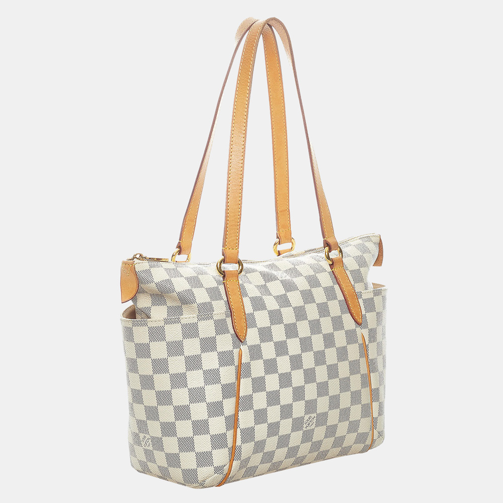 

Louis Vuitton White/Blue Damier Azur Totally PM