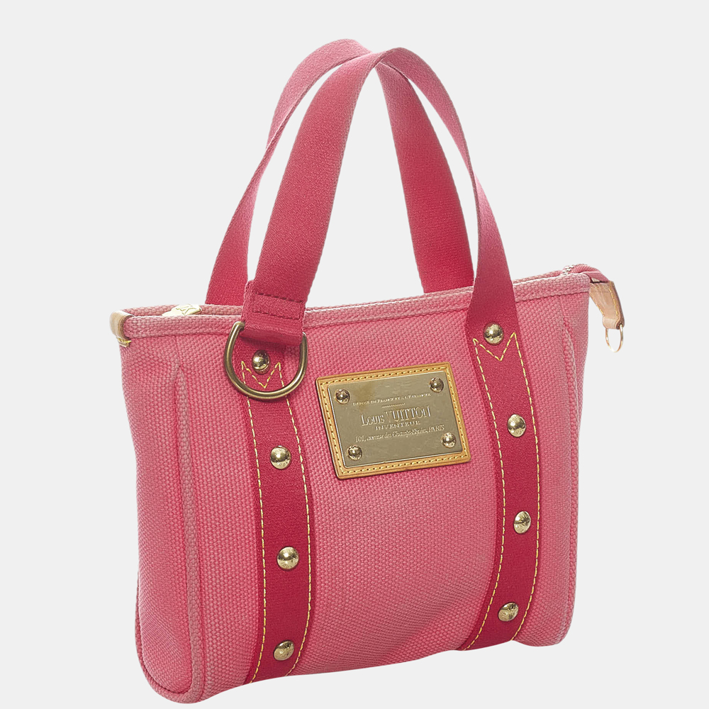 

Louis Vuitton Pink/Red Antigua Cabas PM