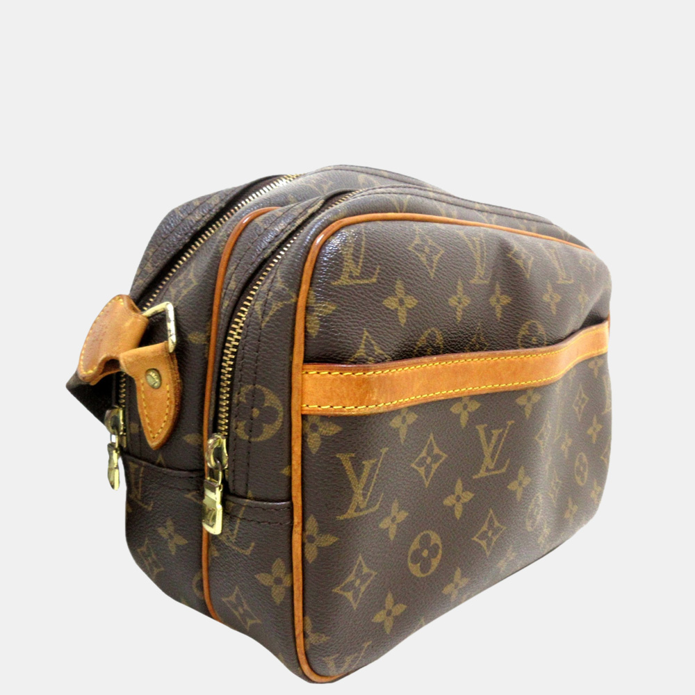 

Louis Vuitton Brown Monogram Reporter PM