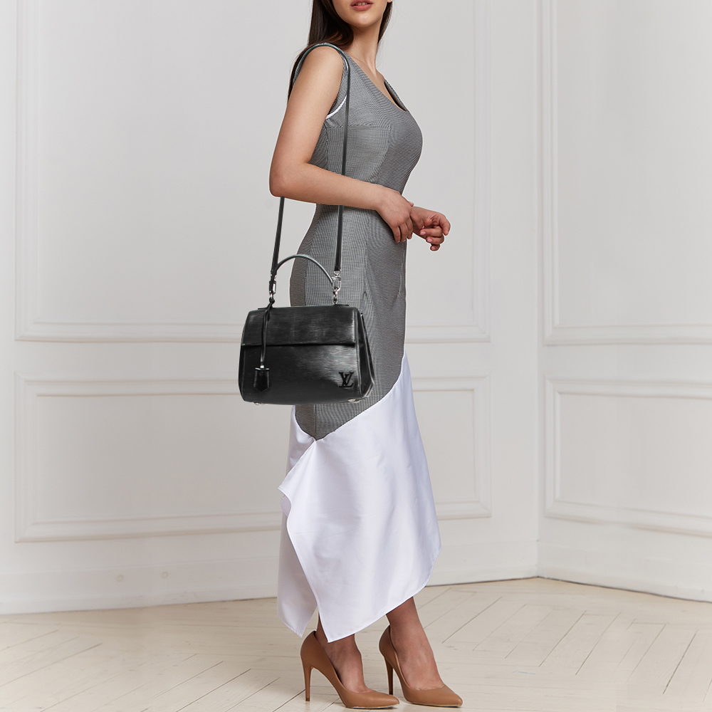 

Louis Vuitton Black Epi Leather Cluny BB Bag