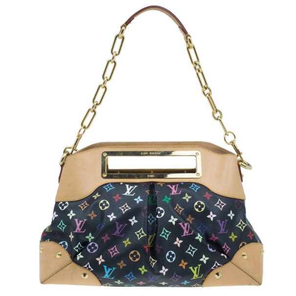 Louis Vuitton Black Multicolor Monogram Canvas Judy Bag Mm 6773 Louis Vuitton Black Multicolor Monogram Canvas Judy Bag Mm Nextprev Prevnext