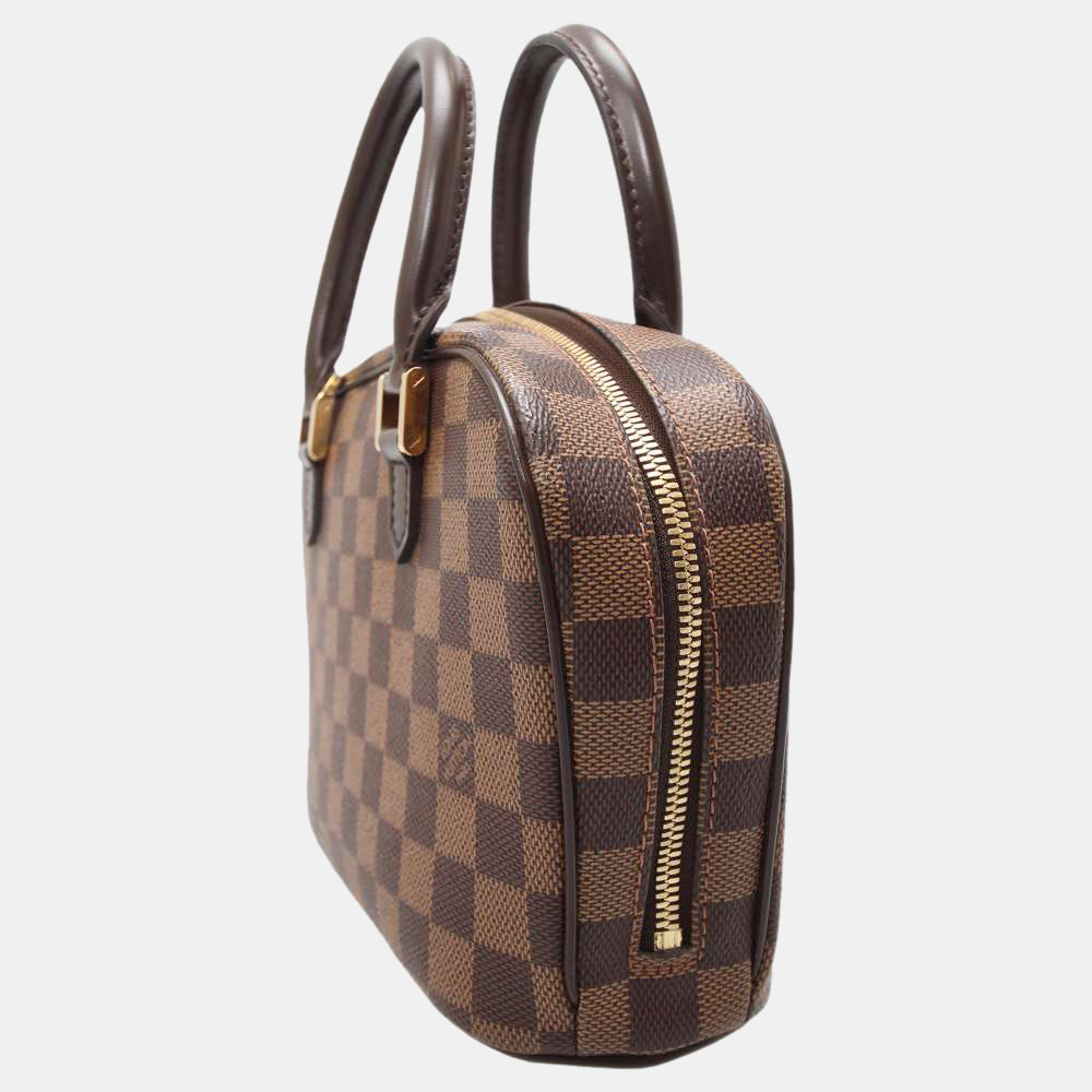 

Louis Vuitton Brown Damier Ebene Canvas Sarria Mini Bag Satchel Bag