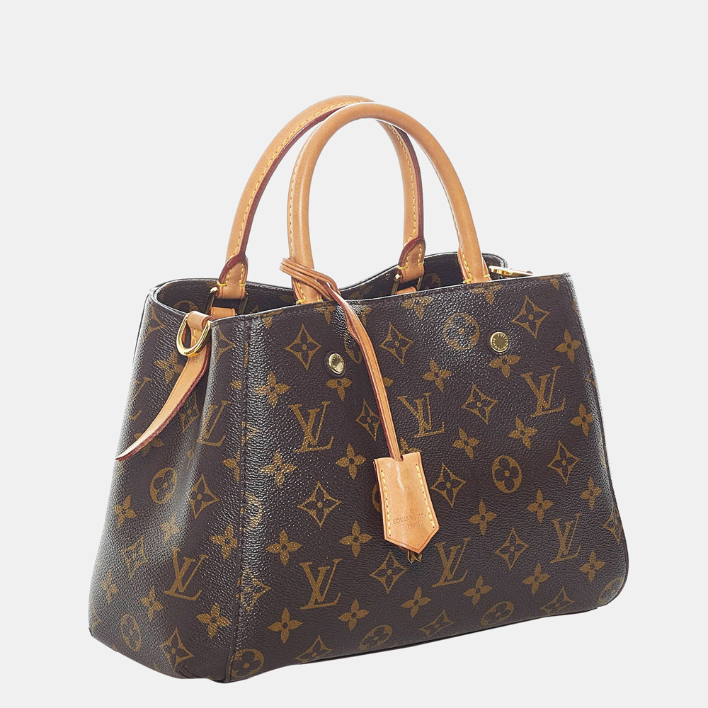 

Louis Vuitton Brown Monogram Montaigne BB