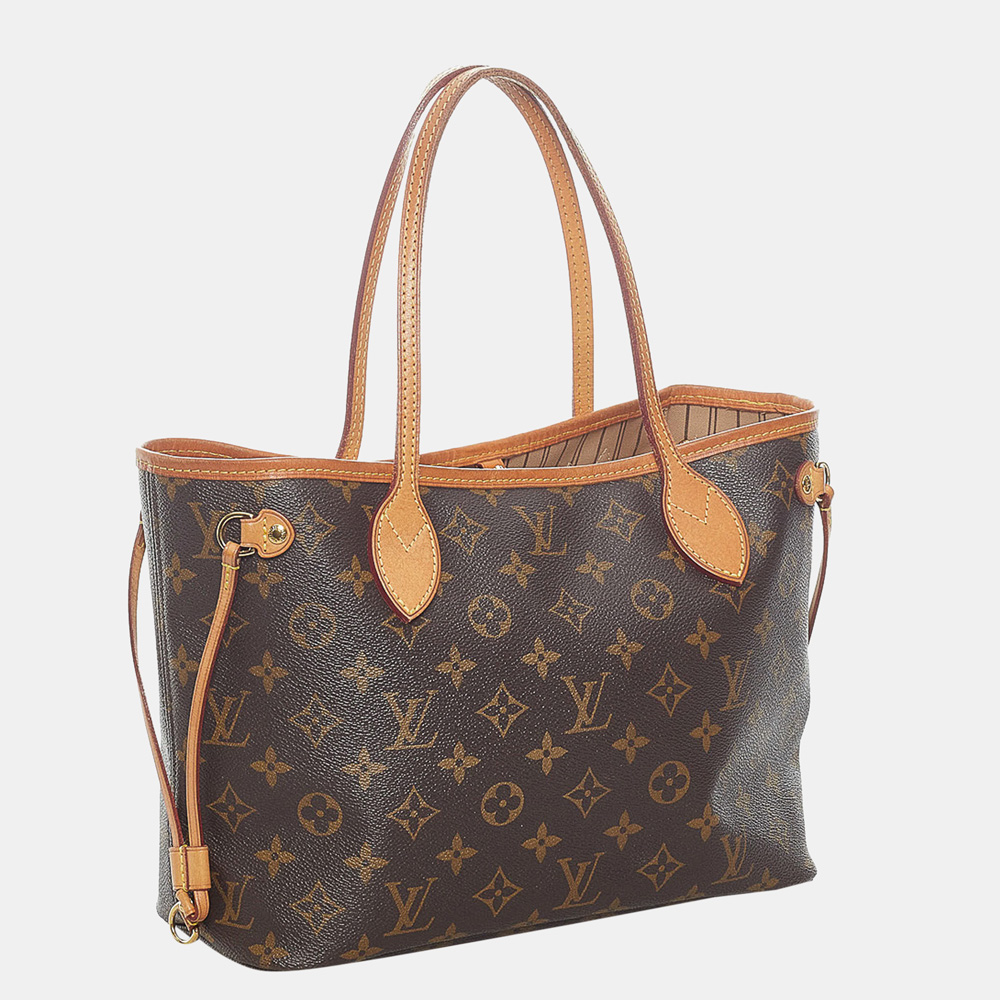 

Louis Vuitton Brown Monogram Neverfull PM
