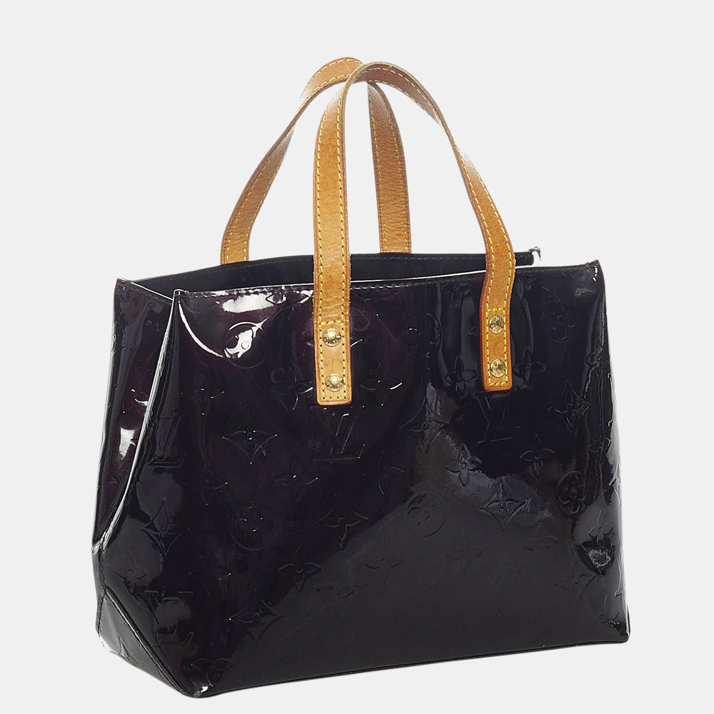 

Louis Vuitton Brown/Purple Vernis Reade PM
