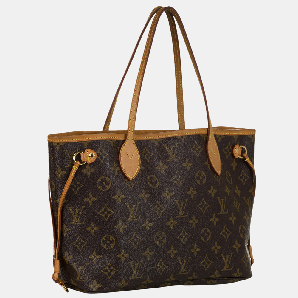

Louis Vuitton Brown Monogram Neverfull PM