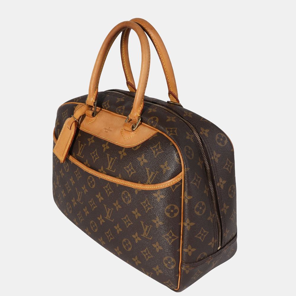 

Louis Vuitton Brown Monogram Canvas Deauville Bag