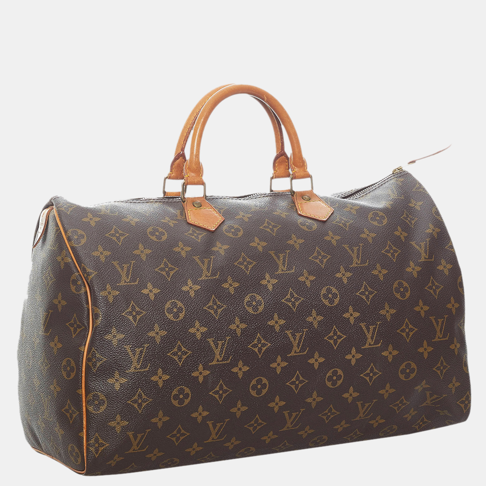 

Louis Vuitton Brown Monogram Speedy 40
